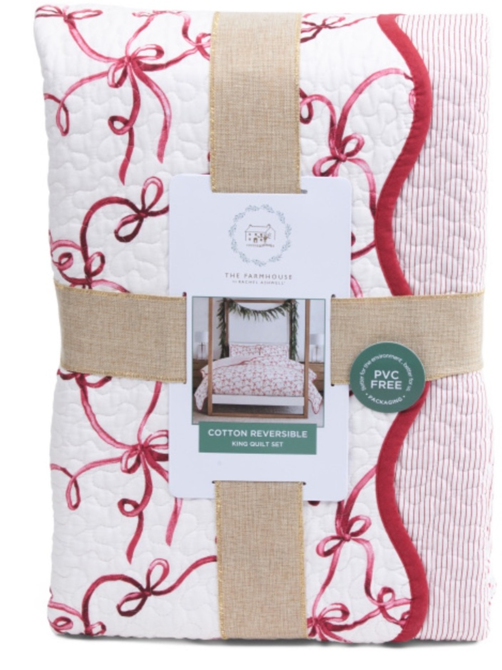 The Farmhouse By Rachel ASHWELL Reversible Cotton Quilt Set
